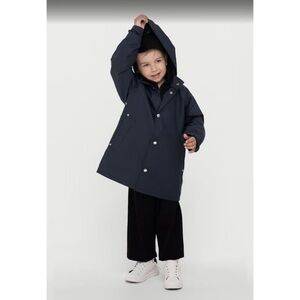 EUC Stutterheim Mini Opal Raincoat | Navy | Size 2-3